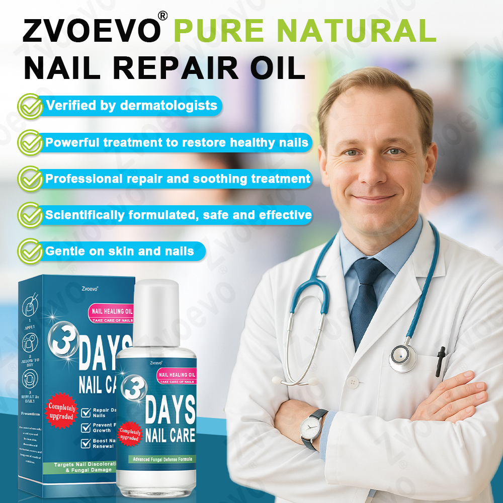 ✅ Official Store: Zvoevo® KERA3+ Nail Repair Serum👨⚕️FDA Approved (Nail fungus, fungal infection, yellow or discolored nails, thickened and deformed nails)