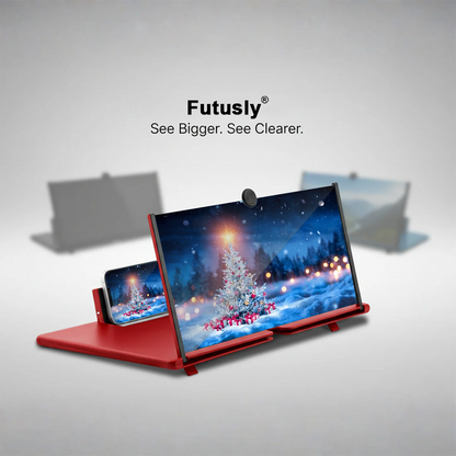 ✨ Futusly® HD Screen Amplifier for Phones – Perfect Christmas Gift for Cozy Movie Nights, Travel & Family Viewing 🎄