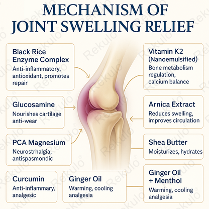 ✅FDA Certified :  Rekulo® Black Rice Pain Healing Bone Cream ( Treatment for arthritis, neuropathyy, rheumatic diseases, twitches and muscle spasms)