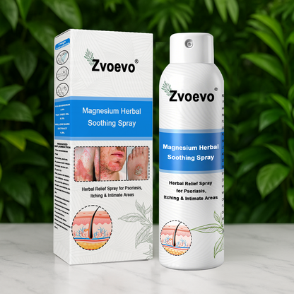 ✅ Official Store: Zvoevo® Magnesium Herbal Psoriasis Spray ⚕️ FDA Approved (Relieves Psoriasis and Eczema, Treats Bacterial Infections in the Genital Area, Eases Psoriatic Arthritis)