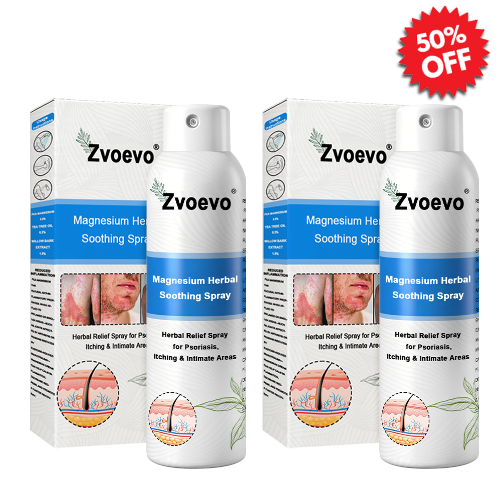 ✅ Official Store: Zvoevo® Magnesium Herbal Psoriasis Spray ⚕️ FDA Approved (Relieves Psoriasis and Eczema, Treats Bacterial Infections in the Genital Area, Eases Psoriatic Arthritis)