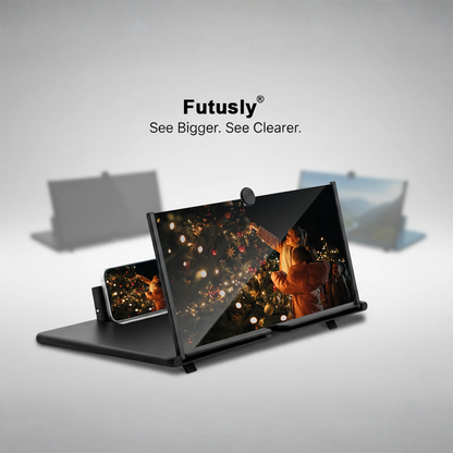 ✨ Futusly® HD Screen Amplifier for Phones – Perfect Christmas Gift for Cozy Movie Nights, Travel & Family Viewing 🎄