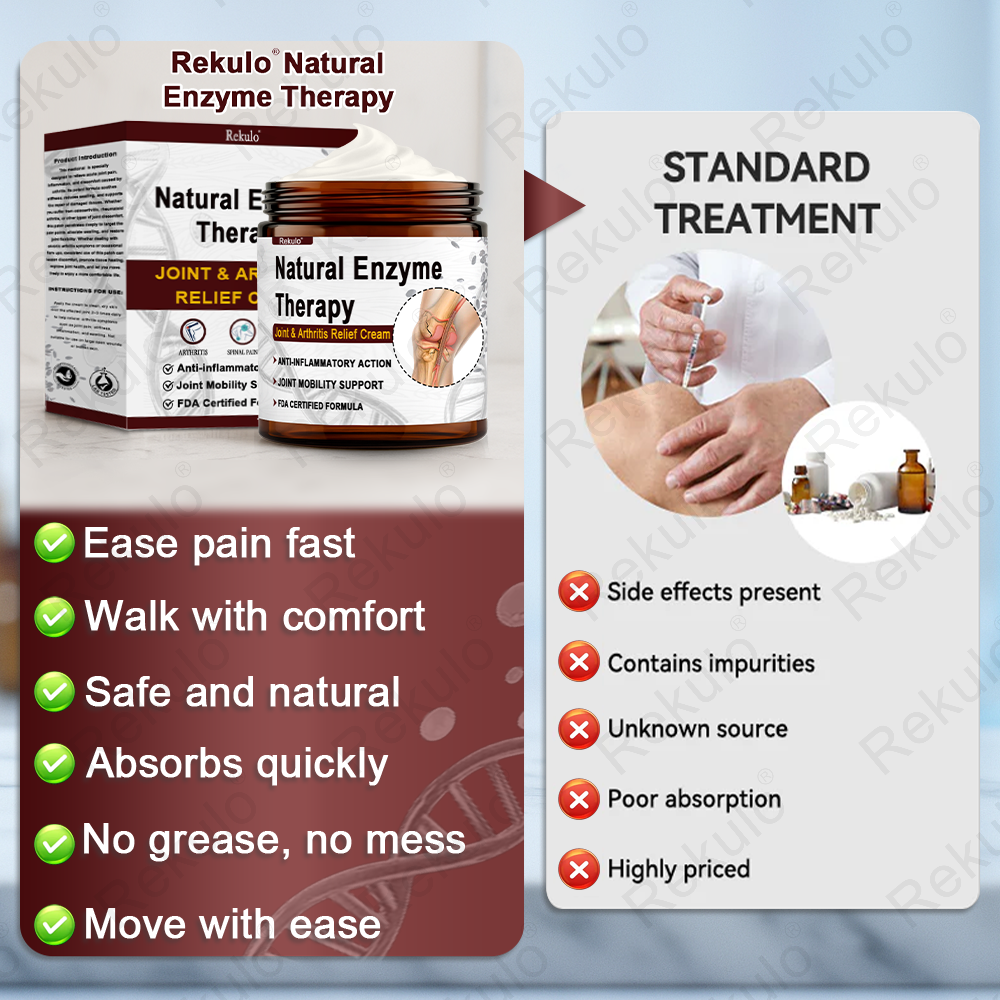 ✅FDA Certified :  Rekulo® Black Rice Pain Healing Bone Cream ( Treatment for arthritis, neuropathyy, rheumatic diseases, twitches and muscle spasms)