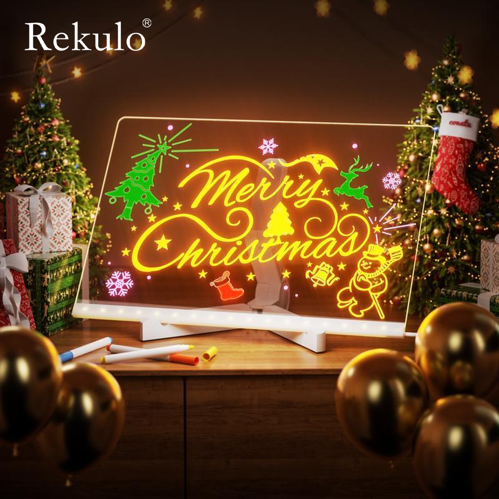 (🌲Early Christmas Sale🎁)-✨LED Note Board with Colors🎨-Where Creativity Lights Up!