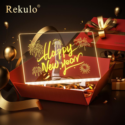 (🌲Early Christmas Sale🎁)-✨LED Note Board with Colors🎨-Where Creativity Lights Up!